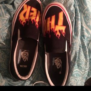 Thrasher slip on Vans